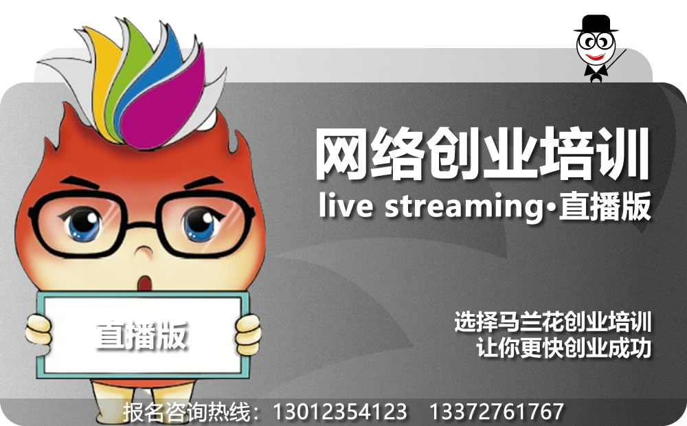 直播版网络创业培训